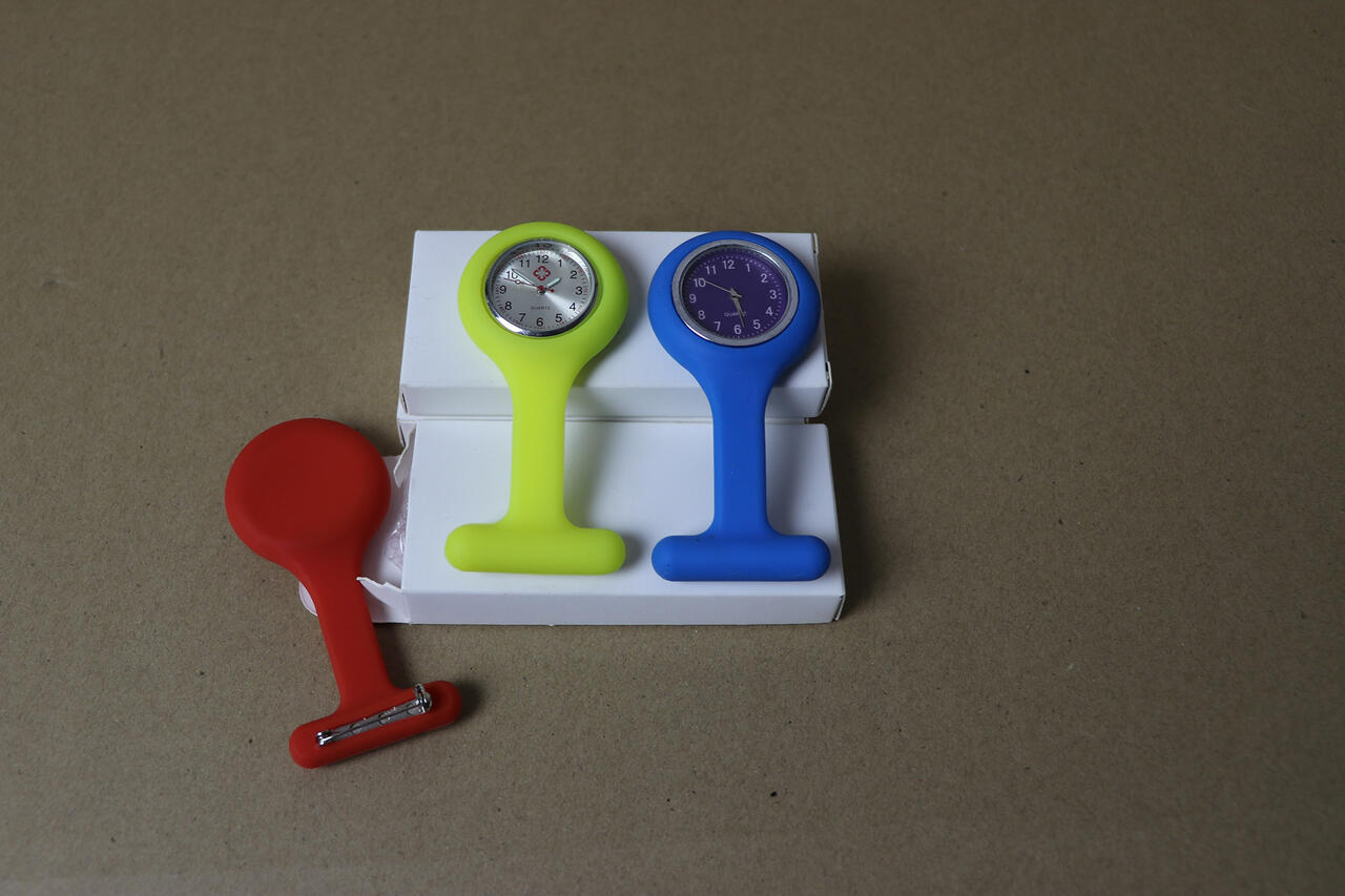 Silicone nurse watch with your custom logo image