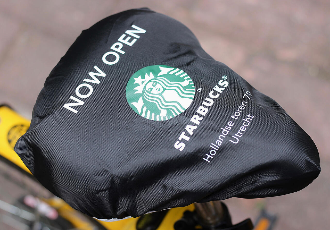 Custom polyester bike seat covers — printed for marketing and brand events