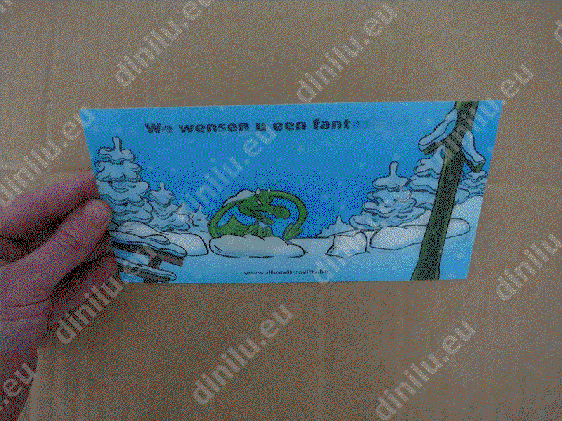 Lenticular print 12x17cm image
