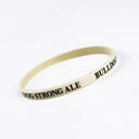 Silicone wristbands 6mm with print