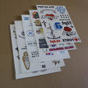 Temporary transfer tattoo 210x148mm image