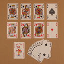 Bridge sized custom printed playing cards image