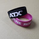 Custom silicone wristbands 25mm — extra-wide premium advertising space