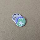 Metal button badge small image