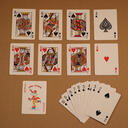 Poker sized custom printed playing cards image