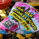 PVC bike saddle covers with custom artwork