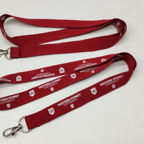Grundläggande anpassade färgade lanyards 2cm breda Grundläggande screentryckta linor 2 cm bred bild