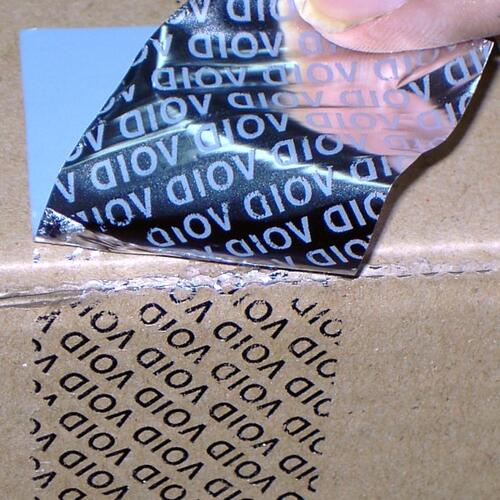 Custom printed anti-tampering tape 60mm x 50m Custom printed anti-tampering tape 60mm x 50m image