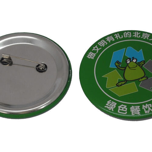 Pin button badge extra large with bespoke print Metal button badge extra large image
