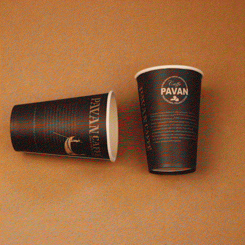 Single wall paper cup 420ml image